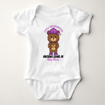 Personalized Mackinac Island, Michigan Baby Gift