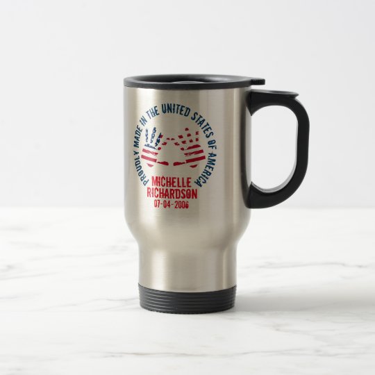 Personalized Made In The USA Travel Mug