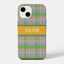 Personalized Madras Plaid Phone Case