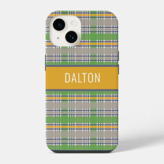 Personalized Madras Plaid Phone Case