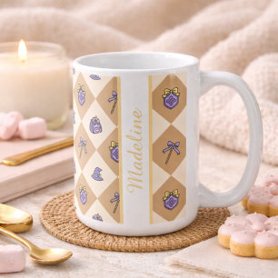 Personalized Magic Academy Wizard School Gold Coffee Mug