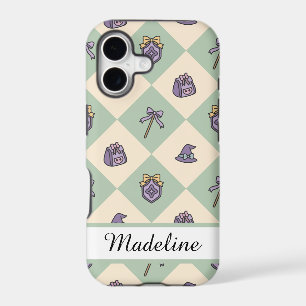 Personalized Magic Academy Wizard School Green iPhone 17 Case