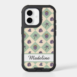 Personalized Magic Academy Wizard School Green iPhone 17 Case