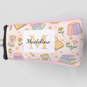 Personalized Magic Books Girl School Pink Golf Head Cover