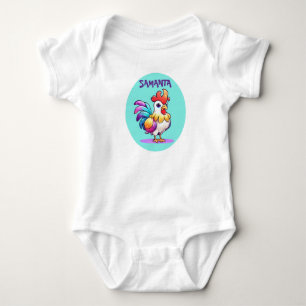 Personalized Magical Rooster Baby Bodysuit