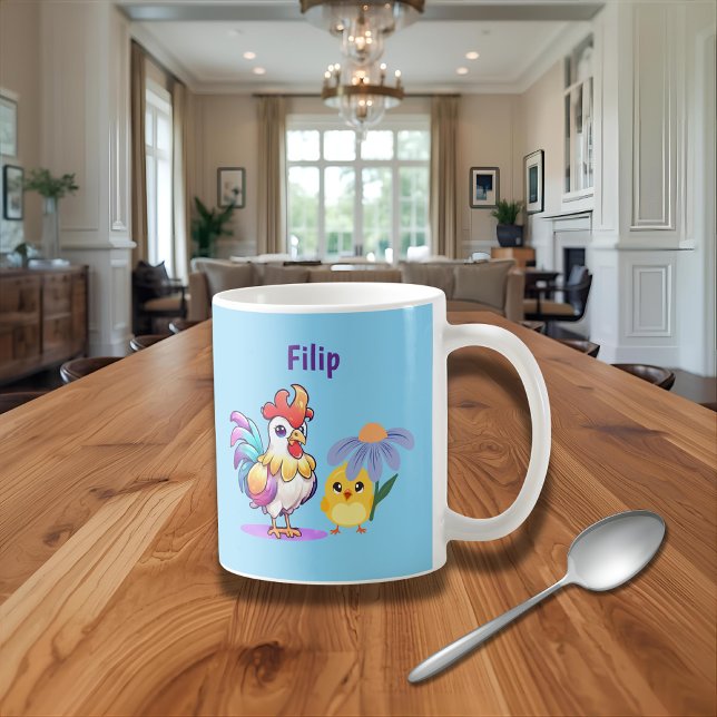 Personalized Magical Rooster Mug (Creator Uploaded)
