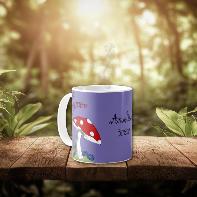 Personalized Magical Toadstool Coffee Mug (Creator Uploaded)