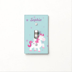 Personalized Magical Unicorn Light Switch Cover