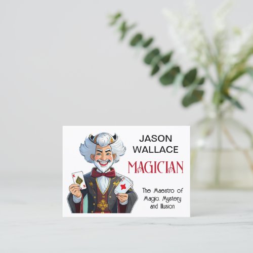 Personalized Magicians Business Card