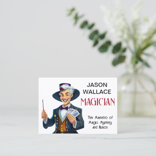 Personalized Magicians Business Card