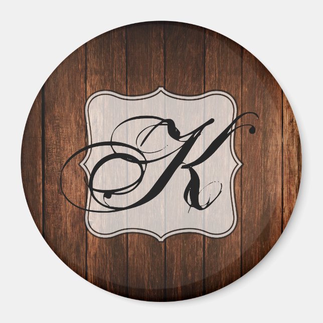 Personalized Magnet Barn Wood Country Rustic (Front)