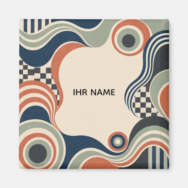 Personalized Magnet – Retro Focus (Front)