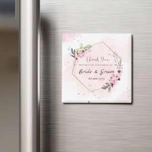 Personalized Magnet Wedding Favors for Guest