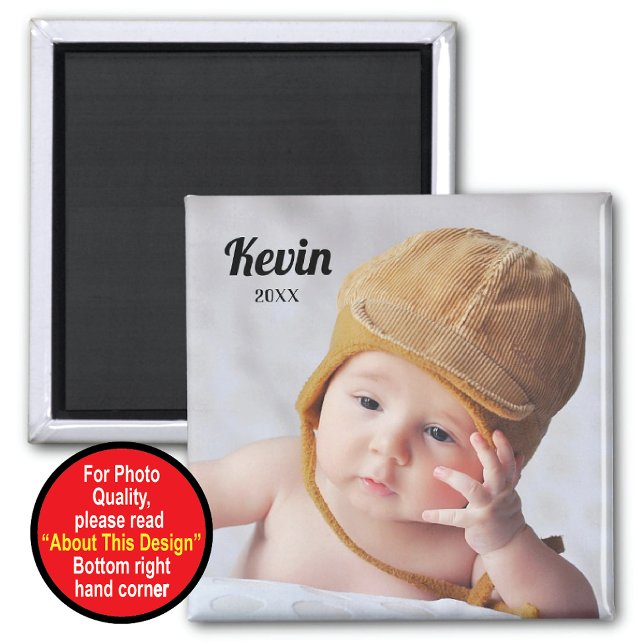 Personalized magnet with photo (Creator Uploaded)