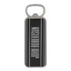 Personalized magnetic bottle opener with stripes