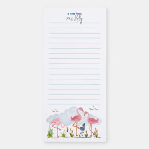 Personalized Magnetic Notepad - Flamingo #4