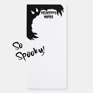 Personalized Magnetic Notepad Funny Monster
