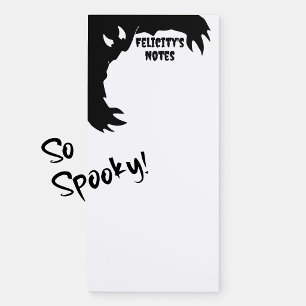 Personalized Magnetic Notepad Funny Monster