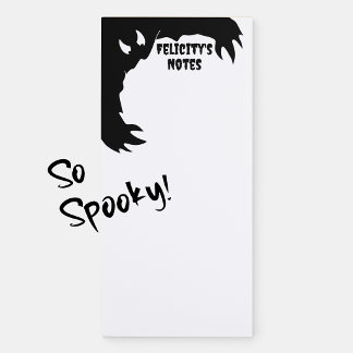 Personalized Magnetic Notepad Funny Monster