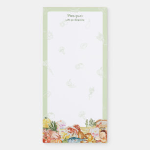 Personalized Magnetic Notepad - Grocery #2