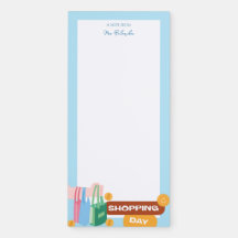 Personalized Magnetic Notepad - Grocery #3