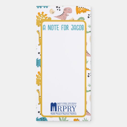 Personalized Magnetic Notepad with RPRY Logo
