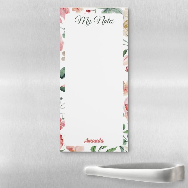 Personalized Magnetic Shopping List Notepad    (In Situ)