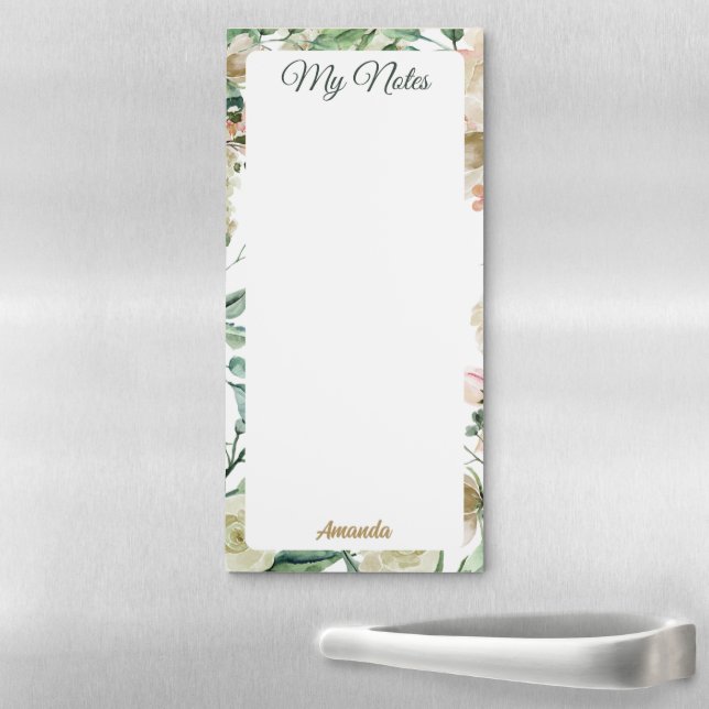 Personalized Magnetic Shopping List Notepad    (In Situ)