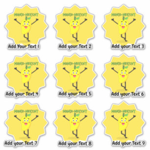 Personalized Magnificent Teacher Reward Sticker