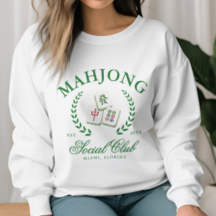 Personalized Mahjong Social Club Sweatshirt