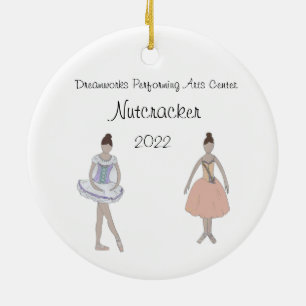 Personalized Maid/Flower/Marzipan Nutcracker  Ceramic Ornament