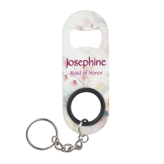 Personalized Maid of Honor Bottle Opener (Front)