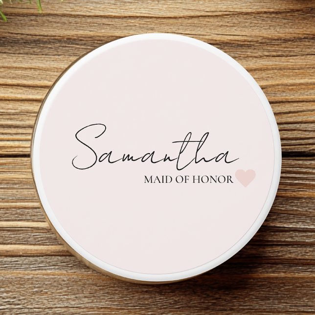 "Personalized Maid of Honor Gift | Keepsake Mini Candle Favors (Creator Uploaded)