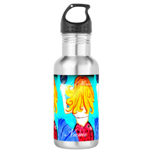 Personalized maid of honor mermaid stainless steel water bottle
