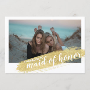 [Personalized] Maid of Honor Proposal Photo Card