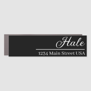 Personalized Mailbox Decal: Last Name & Address Car Magnet
