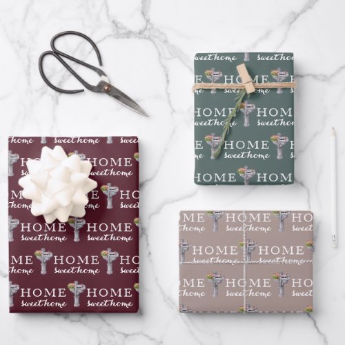 Personalized Mailbox Number Wrapping Paper Sheets 