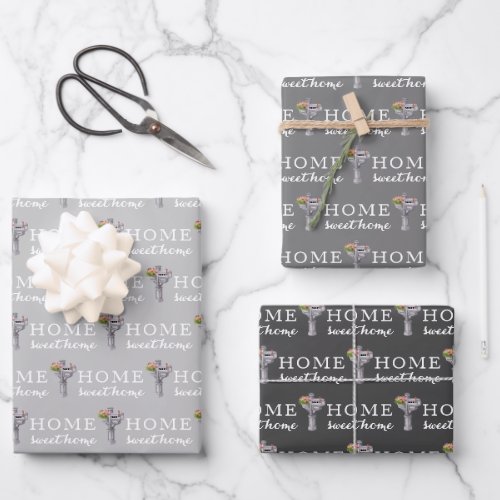 Personalized Mailbox Number Wrapping Paper Sheets 