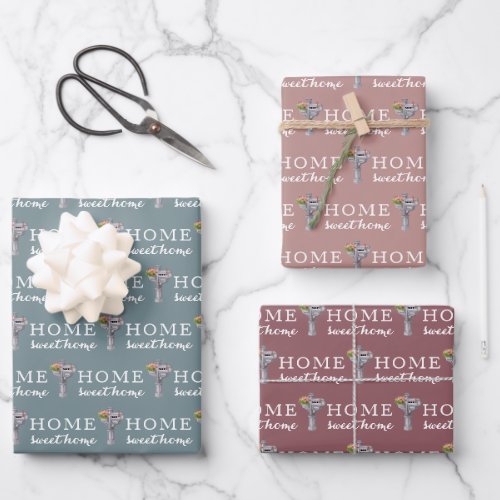 Personalized Mailbox Number Wrapping Paper Sheets 