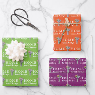Personalized Mailbox Number Wrapping Paper Sheets