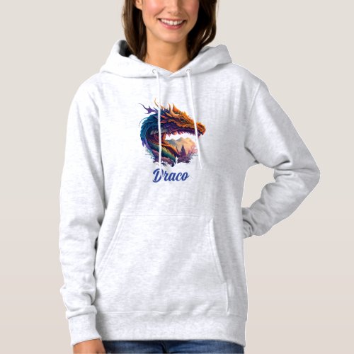Personalized Majestic Cool Dragon Hoodie