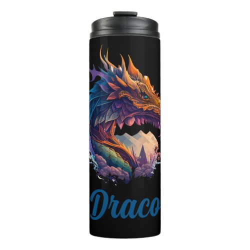 Personalized Majestic Cool Dragon Thermal Tumbler