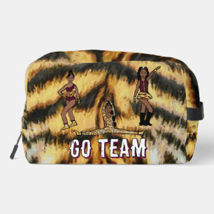 Personalized Majorette Dancer Maroon Tiger #1 Dopp Kit