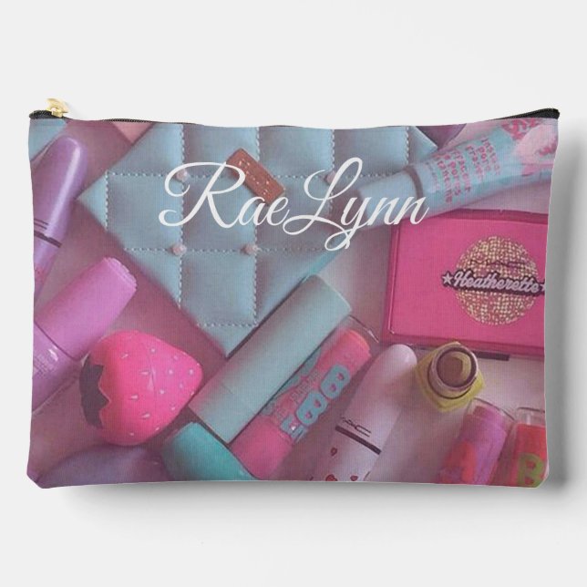 Personalized Makeup Accessory Pouch (Front)