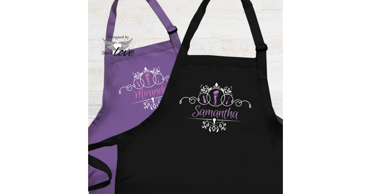 Personalized Makeup Artist Apron Zazzle