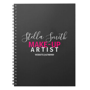 Personalized Makeup Artist Standard Notebook