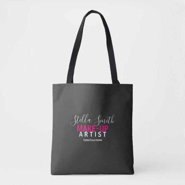Personalized Makeup Artist Standard Tote Bag (Front)