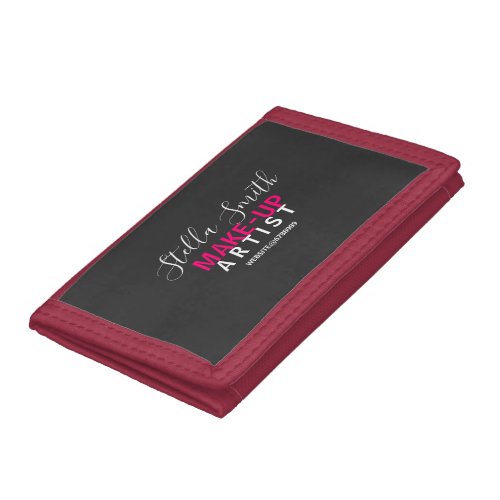 Personalized Makeup Artist Standard Trifold Wallet