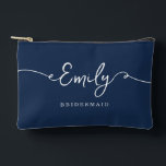 Personalized Makeup Bag Bridesmaid Gifts<br><div class="desc">These thoughtful, elegant small bags make the perfect gift for your bridesmaids—a beautiful way to show your appreciation for their love and support. Whether it's for a bridal party gift, a bachelorette party favor, or a bridesmaid proposal, these bags are a meaningful keepsake they’ll cherish for many years. Each bag...</div>
