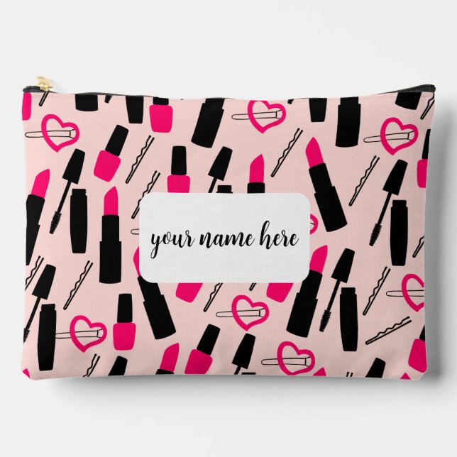 Personalized Makeup Toiletry Bag (Front)